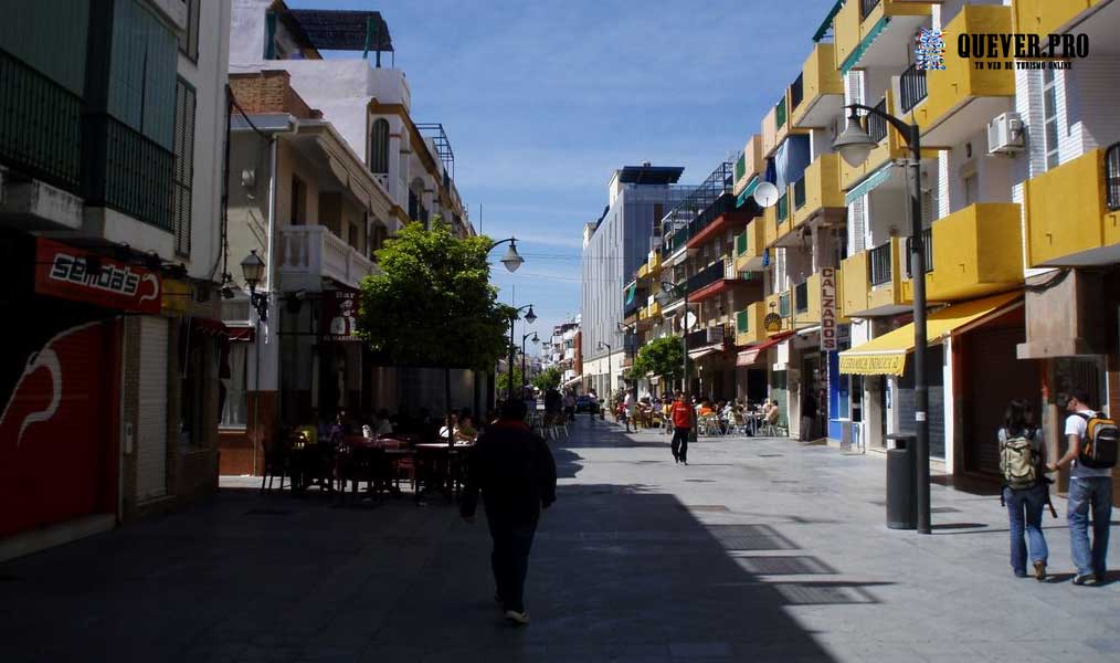 La Calle Ancha en Punta Umbría 