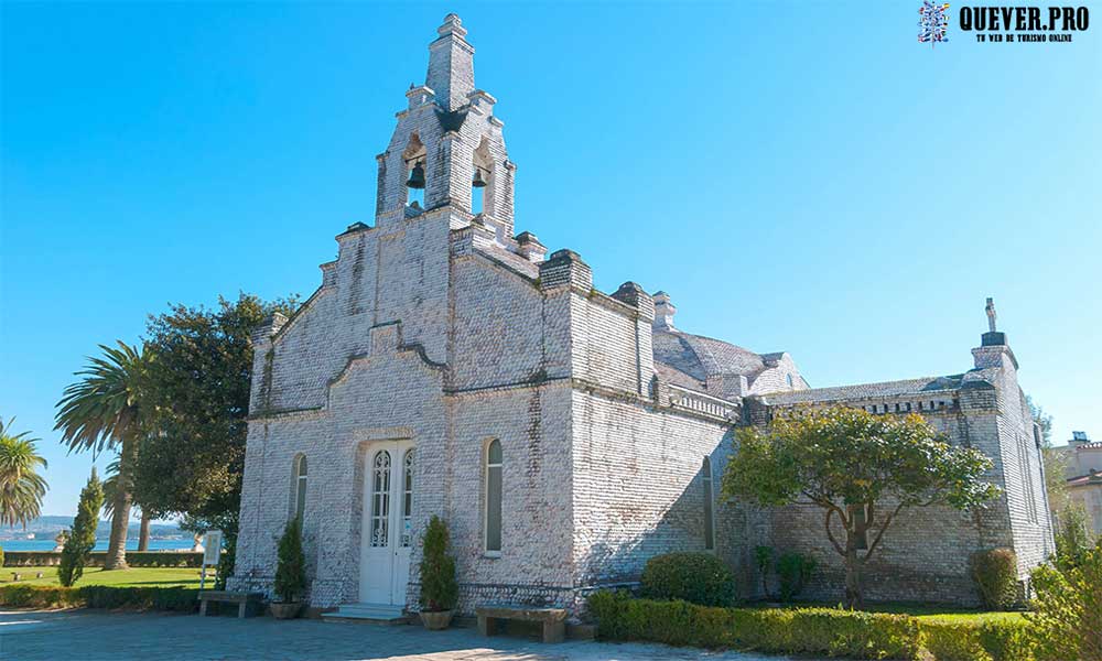 Ermita de san sebastián en isla toja