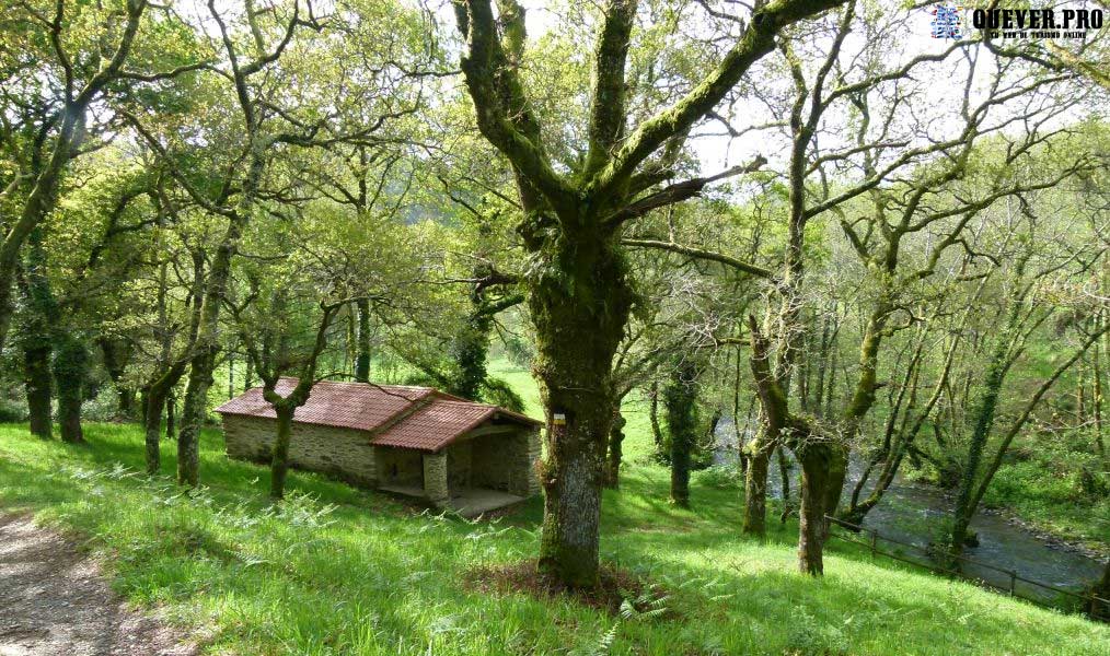 Paraxe de A Fonte Santa en Arzúa