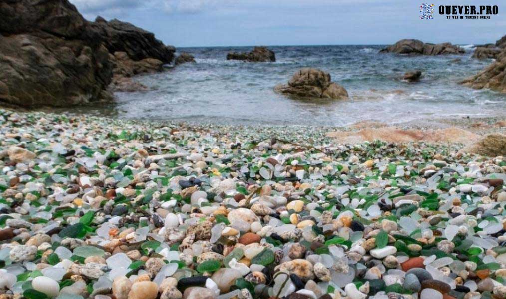 Playa dos Cristales en Laxe