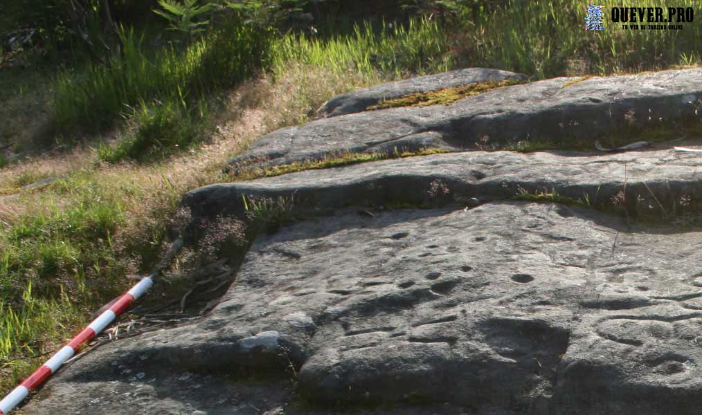 Petroglifos de Laxe de Agoeiro en Boiro